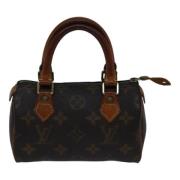 Pre-owned Canvas louis-vuitton-bags Louis Vuitton Vintage , Brown , Da...