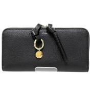 Pre-owned Leather wallets Chloé Pre-owned , Black , Dames