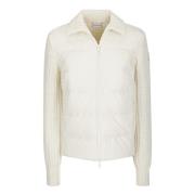 Stijlvolle Cardigan Jeans voor Mannen Moncler , White , Dames