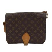 Pre-owned Canvas louis-vuitton-bags Louis Vuitton Vintage , Brown , Da...