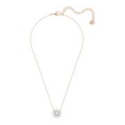 Damesketting met hanger Sunshine wit roségoud verguld 5451376 Swarovsk...