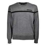 Moderne Regular Fit Pullover Trui Dsquared2 , Gray , Heren