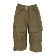 Cargo Shorts met Zakken Givenchy , Green , Dames