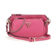 Fadi Handtas Cross Body Tas Guess , Pink , Dames