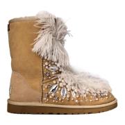 Suede Stone Enkellaarzen UGG , Beige , Dames