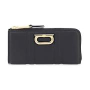 Klassieke Leren Portemonnee Salvatore Ferragamo , Black , Dames