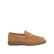 Klassieke Leren Loafers Tod's , Brown , Heren