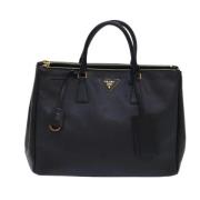 Pre-owned Leather prada-bags Prada Vintage , Black , Dames