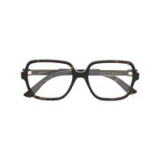 Bruin/Havana Optisch Frame Gucci , Brown , Dames