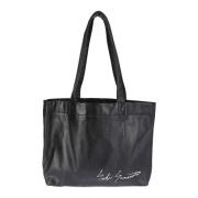 Handtekening Tote Tas Yohji Yamamoto , Black , Dames