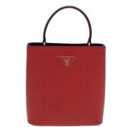 Pre-owned Leather prada-bags Prada Vintage , Red , Dames