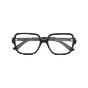 Klassiek Zwart Optisch Montuur Gucci , Black , Dames