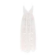 Lexi Broderie Anglaise Maxi Jurk Zimmermann , White , Dames