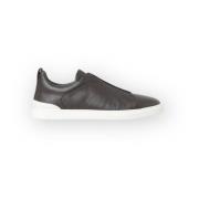 Lage Top Sneaker Ermenegildo Zegna , Brown , Heren