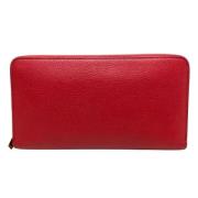 Pre-owned Leather wallets Celine Vintage , Red , Dames