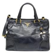 Pre-owned Leather prada-bags Prada Vintage , Black , Dames