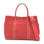 Pre-owned Leather handbags Hermès Vintage , Orange , Dames