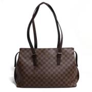 Pre-owned Canvas louis-vuitton-bags Louis Vuitton Vintage , Brown , Da...