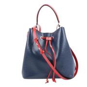 Pre-owned Leather louis-vuitton-bags Louis Vuitton Vintage , Blue , Da...