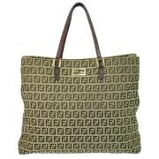 Pre-owned Canvas fendi-bags Fendi Vintage , Brown , Dames