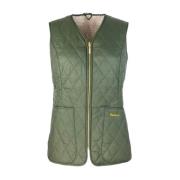 Groene Gewatteerde Vest Markenfield Stijl Barbour , Green , Dames