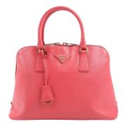 Pre-owned Leather handbags Prada Vintage , Pink , Dames