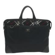 Pre-owned Fabric handbags Burberry Vintage , Black , Dames