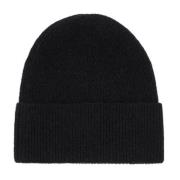 Essentiële Vlag Fuzzy Beanie voor Vrouwen Tommy Hilfiger , Black , Dam...