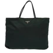 Pre-owned Fabric totes Prada Vintage , Green , Dames