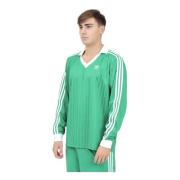 Groene Voetbal Sweater met Lange Mouwen Adidas Originals , Green , Her...