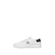 Klassieke Cupsole Veterschoen Calvin Klein , White , Heren