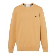 Geborduurde Crewneck Sweater Timberland , Beige , Heren