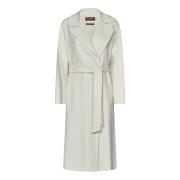 Boter Wol Zijde Kasjmier Jas Max Mara , Beige , Dames