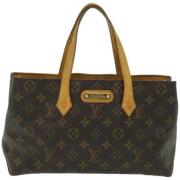 Pre-owned Canvas louis-vuitton-bags Louis Vuitton Vintage , Brown , Da...