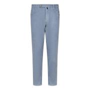 Clear Blue Slim-Fit Broek Incotex , Blue , Heren