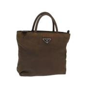 Pre-owned Nylon prada-bags Prada Vintage , Brown , Dames