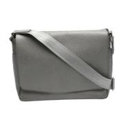 Pre-owned Leather louis-vuitton-bags Louis Vuitton Vintage , Gray , He...