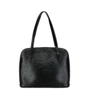 Pre-owned Leather louis-vuitton-bags Louis Vuitton Vintage , Black , D...