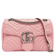 Pre-owned Leather gucci-bags Gucci Vintage , Pink , Dames