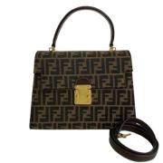 Pre-owned Canvas fendi-bags Fendi Vintage , Brown , Dames