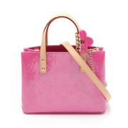 Pre-owned Canvas handbags Louis Vuitton Vintage , Pink , Dames