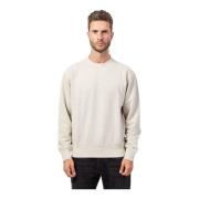 Beige Crewneck Sweater Orange Collection Hugo Boss , Beige , Heren