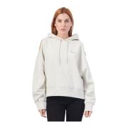 Witte Sweater met Schoudersplitten Hugo Boss , White , Dames