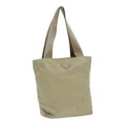 Pre-owned Nylon totes Prada Vintage , Beige , Dames