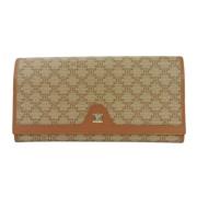 Pre-owned Canvas wallets Celine Vintage , Beige , Dames