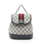 Pre-owned Leather gucci-bags Gucci Vintage , Blue , Dames