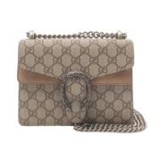 Pre-owned Plastic gucci-bags Gucci Vintage , Beige , Dames