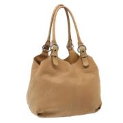 Pre-owned Leather prada-bags Prada Vintage , Beige , Dames