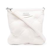 Witte Glam Slam Messenger Tas Maison Margiela , White , Heren