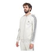 Essentials 3 Stripes Zip Sweater Adidas , Beige , Heren